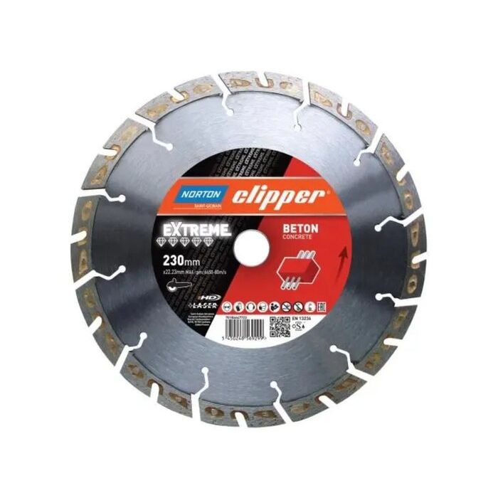 Foto von Norton Clipper Diamantscheibe Extreme Beton -300 Ø mm Foto von Norton Clipper Diamantscheibe Extreme Beton -300 Ø mm
