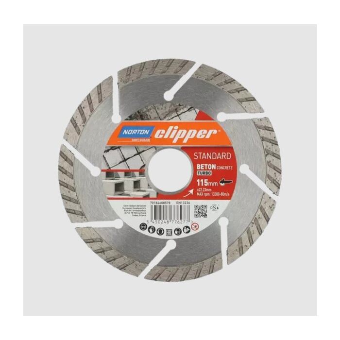 Bild von Norton Clipper Diamantscheibe Standard Beton Turbo Ø230 mm