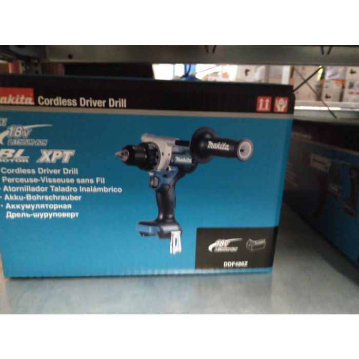 Foto von Makita Akku-Bohrschrauber DDF486Z für 18 Volt Akkus, ohne Akku, ohne Ladegerät Foto von Makita Akku-Bohrschrauber DDF486Z für 18 Volt Akkus, ohne Akku, ohne Ladegerät