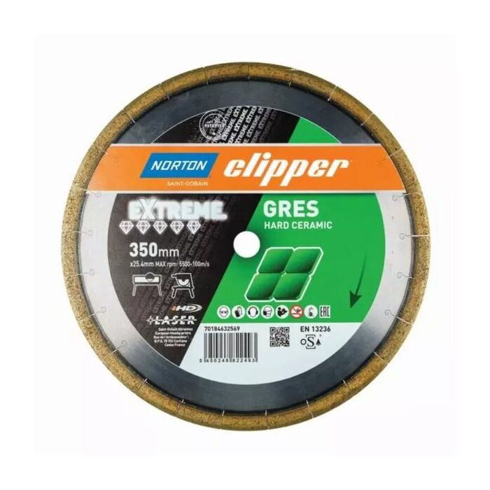 Bild von Norton Clipper Diamantscheibe Extreme Gres Ø350 x 25,4 Bild von Norton Clipper Diamantscheibe Extreme Gres Ø350 x 25,4