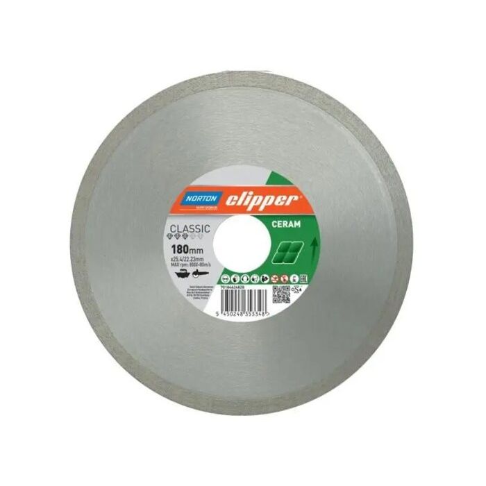 Bild von Norton Clipper Diamantscheibe Classic Ceramic- 250 Ø mm