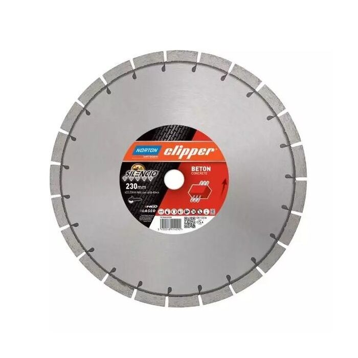 Bild von Norton Clipper Diamantscheibe Extreme Beton Silencio -230 Ø mm