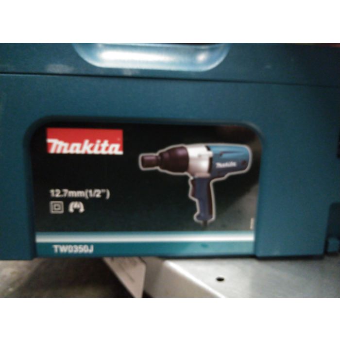 Bild von Makita Schlagschrauber TW0350J 400 Watt, 1/2 " Aufnahme Bild von Makita Schlagschrauber TW0350J 400 Watt, 1/2 " Aufnahme
