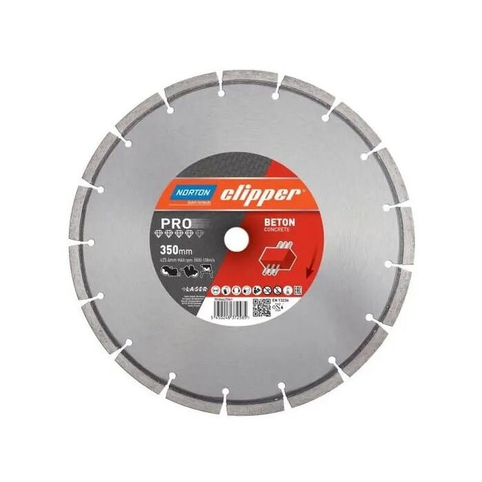Foto von Norton Clipper Diamantscheibe Pro Beton - 500 Ø mm