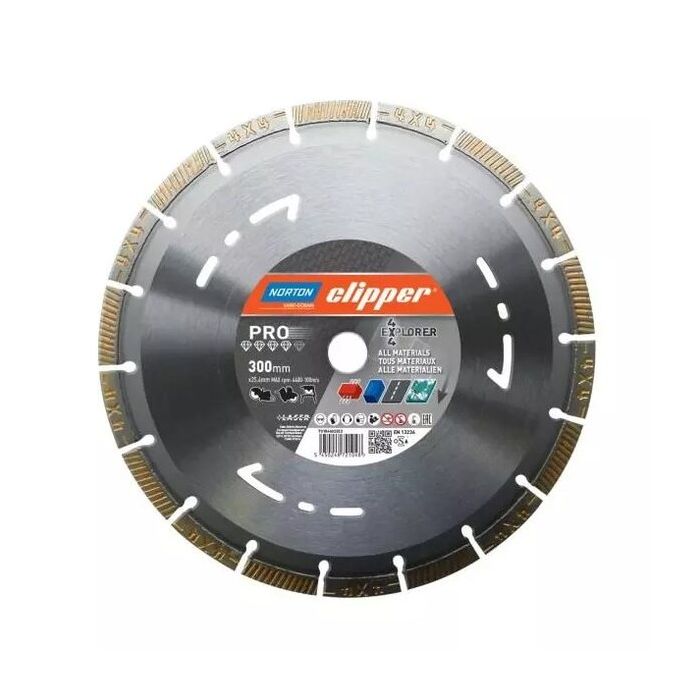 Bild von Norton Clipper Diamantscheibe Pro 4x4 Explorer- 230 Ø mm