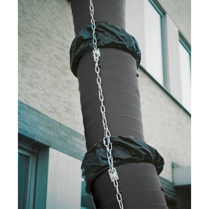 Foto von müba-Staubschuthülle mit Gummizug zur Abdichtung an Übergängen von Schuttrohren Foto von müba-Staubschuthülle mit Gummizug zur Abdichtung an Übergängen von Schuttrohren