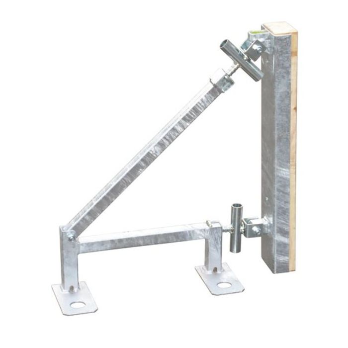 Foto von Müba Abschalstütze mit Spindeln verzinkt, mit 2 verzinkten Erdnägeln Foto von Müba Abschalstütze mit Spindeln verzinkt, mit 2 verzinkten Erdnägeln