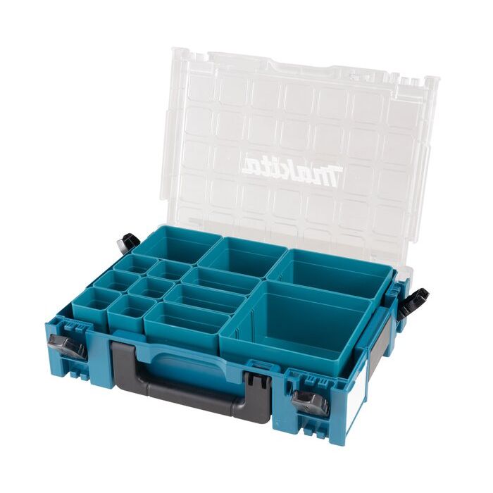 Bild von Makita Makpac-Organizer 191X80-2 inkl. 13 Boxeneinsätze in 5 Größen Bild von Makita Makpac-Organizer 191X80-2 inkl. 13 Boxeneinsätze in 5 Größen