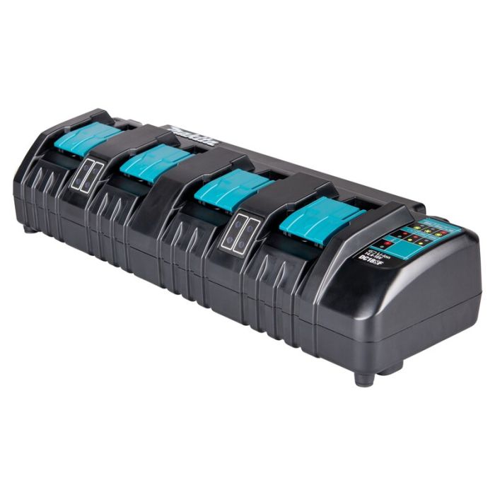 Bild von Makita Vierfachladegerät DC18SF für bis zu 4 Akkus 14,4-18,0 Volt Bild von Makita Vierfachladegerät DC18SF für bis zu 4 Akkus 14,4-18,0 Volt