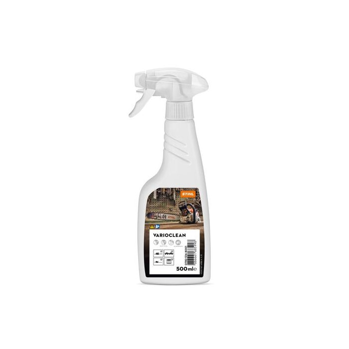 Bild von Stihl Varioclean, 500 ml, Sprühflasche, entfernt Öl / Bio-Öl / Harz / Schmutz / Grasflecken