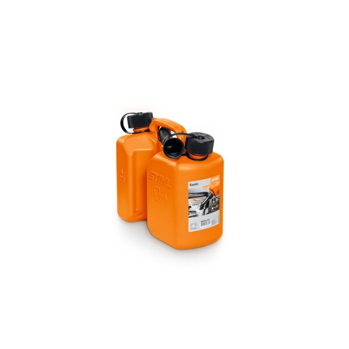 Bild von Stihl Kombikanister für 3 Liter Kraftstoff und 1,5 Liter Sägekettenöl, orange, Bild von Stihl Kombikanister für 3 Liter Kraftstoff und 1,5 Liter Sägekettenöl, orange,