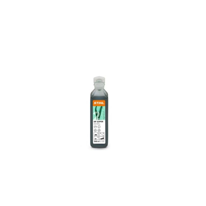 Foto von Stihl Zweitaktmotorenöl HP Super, 1:50 100 ml (für 5 Liter) Foto von Stihl Zweitaktmotorenöl HP Super, 1:50 100 ml (für 5 Liter)