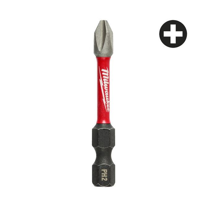 Bild von Milwuakee Shockwave Schrauber Bit PH2 / 50 mm, (Pack = 10 Stück)