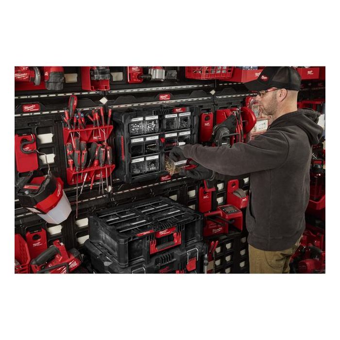 Foto von Milwaukee Packout Sortimentskasten 8 große und 2 kleine Sortimentsdosen