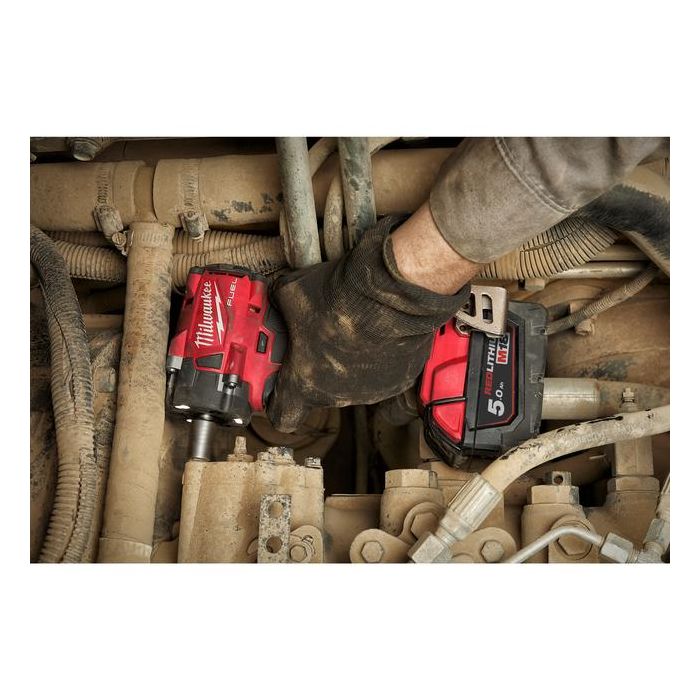 Bild von Milwaukee Akku Schlagschrauber 1/2" M18 FIW2F12-0, mit Sprengring, Befestigungsmoment 339 Nm,