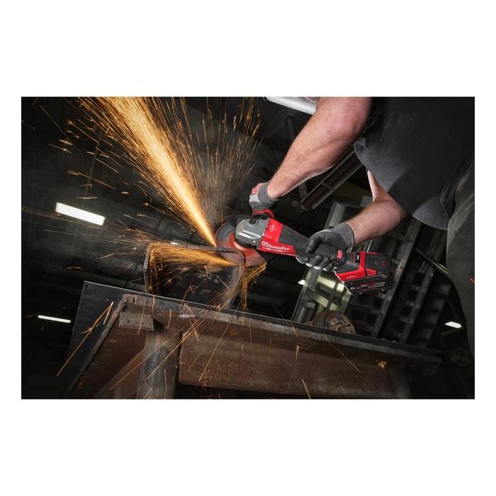 Bild von Milwaukee 18V Akku Hochleistungswinkelschleifer M18 FHSAGO180VXPDB2-0X, ONE Key, für 180mm Scheiben,