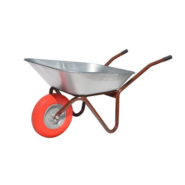 Foto von Müba Schiebkarre Standard 85 l Mulde verzinkt, Kugellager Foto von Müba Schiebkarre Standard 85 l Mulde verzinkt, Kugellager