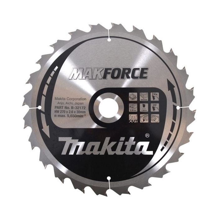 Bild von Makita Sägeblatt 270 x 1,8 x 30, Z = 24
