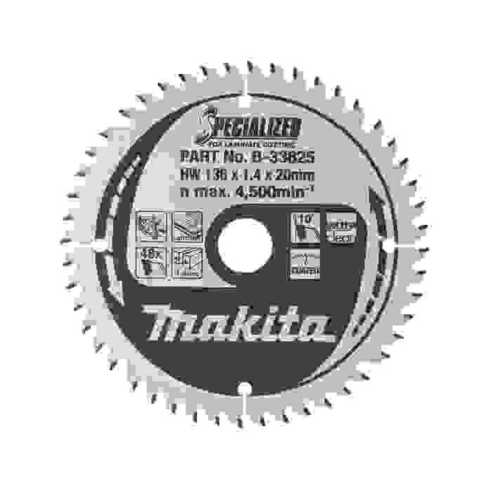 Bild von Makita Sägeblatt Specialized 136 x 20 mm, 48Z