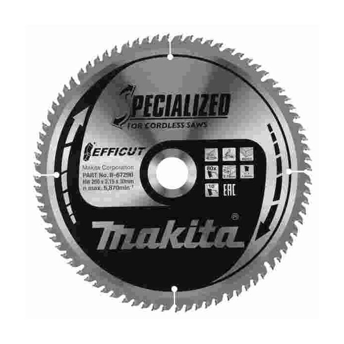 Foto von Makita EFFICUT Sägeblatt 260 x 30 mm 80Z