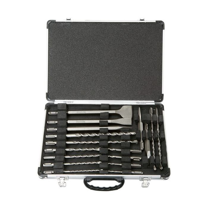 Bild von Makita Bohrer- / Meissel-Set 17tlg. SDS Plus Bohrer 5/6/8/10x110, 6/8/10/12x160 Bild von Makita Bohrer- / Meissel-Set 17tlg. SDS Plus Bohrer 5/6/8/10x110, 6/8/10/12x160