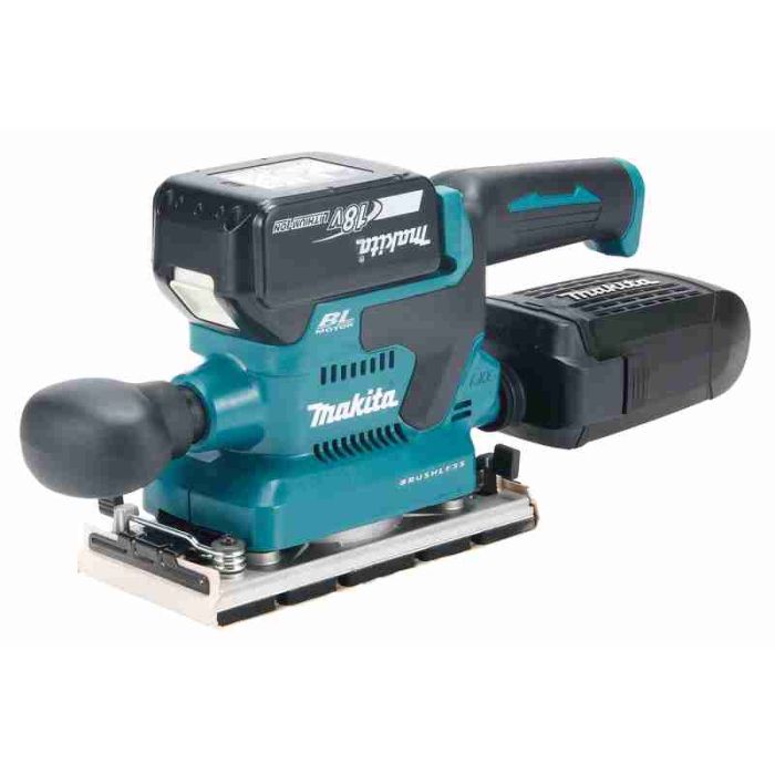 Foto von Makita Akku-Schwingschleifer DBO380ZJ für 18 Volt Akkus, ohne Akku, ohne Ladegerät