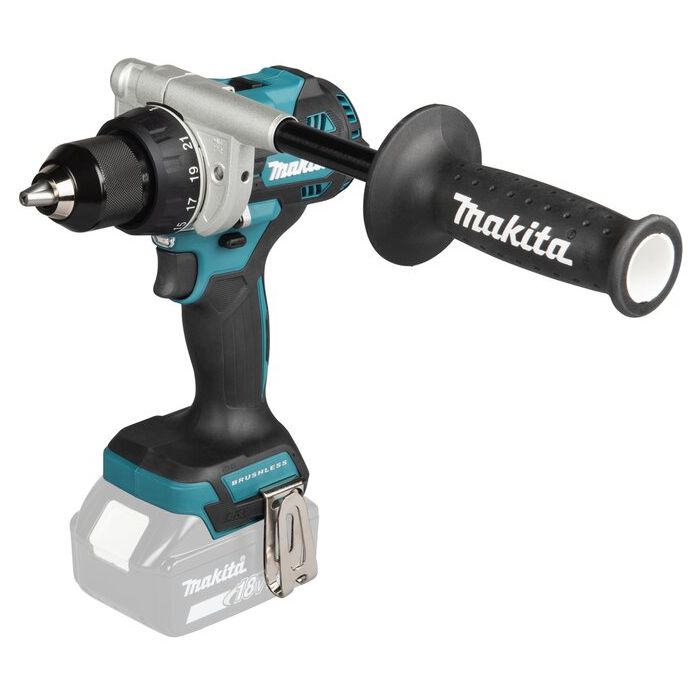 Foto von Makita 18V Akku-Bohrschrauber DDF492Z, 2-Gang Vollmetall Planetengetriebe, Drehmoment 130/65 Nm