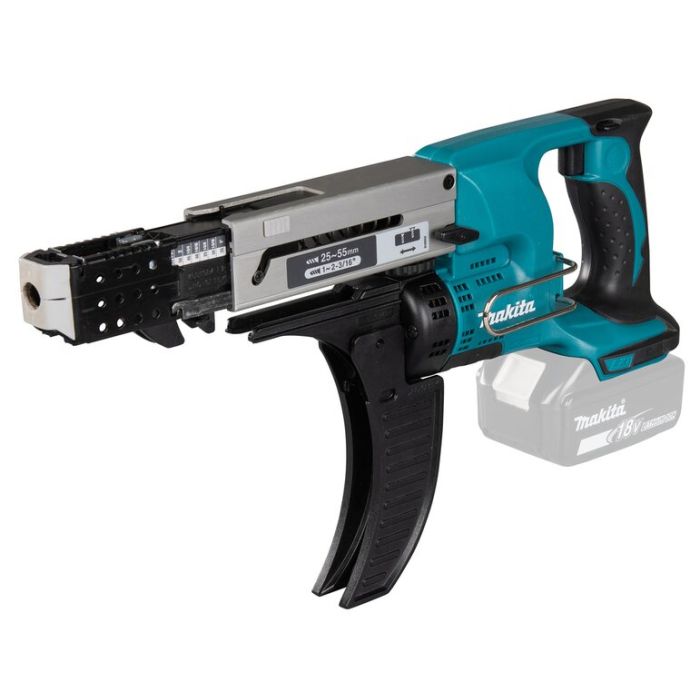 Foto von Makita Akku-Magazinschrauber DFR550Z für 18 Volt Akkus, ohne Akkus, ohne Ladegerät