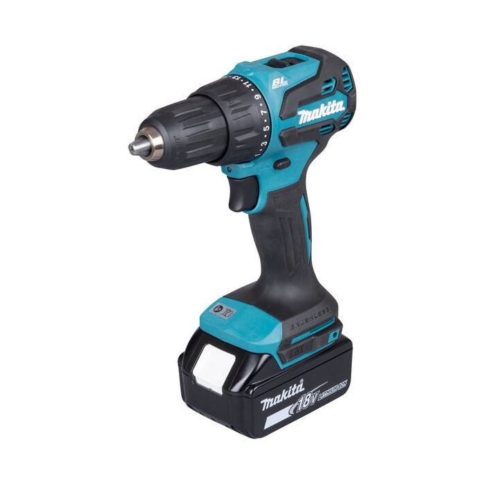 Bild von Makita Akku-Schlagbohrschrauber DHP490RFX3, 18 V / 2 x 3,0 Ah Akkus, Ladegerät im Koffer
