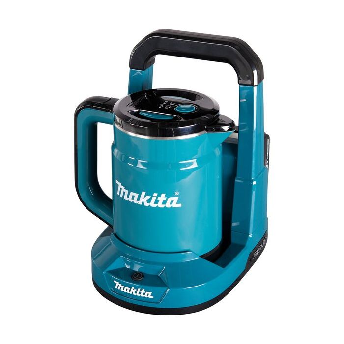 Foto von Makita Akku-Wasserkocher DKT360Z für 2x 18 Volt Akkus, ohne Akkus, ohne Ladegerät Foto von Makita Akku-Wasserkocher DKT360Z für 2x 18 Volt Akkus, ohne Akkus, ohne Ladegerät
