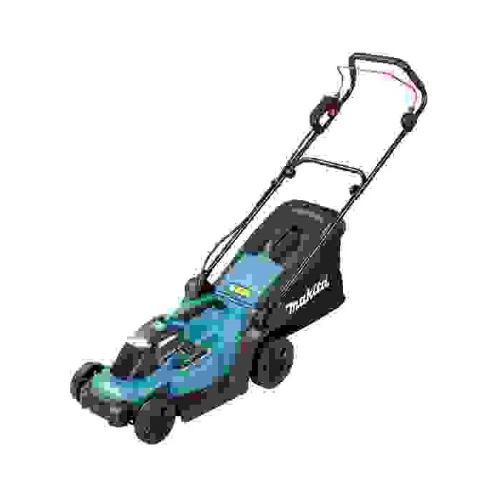 Foto von Makita Akku-Rasenmäher DLM330Z 18 Volt, Schnittbreite 33 cm, Fangkorb 30 Liter, Schnitthöhe 20-75 mm