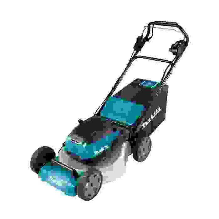 Foto von Makita Akku-Rasenmäher DLM536PT2, für 4 x 18V Akkus, 53 cm Schnittbreite, 70 l Fangkorb, Mulchkeil Foto von Makita Akku-Rasenmäher DLM536PT2, für 4 x 18V Akkus, 53 cm Schnittbreite, 70 l Fangkorb, Mulchkeil