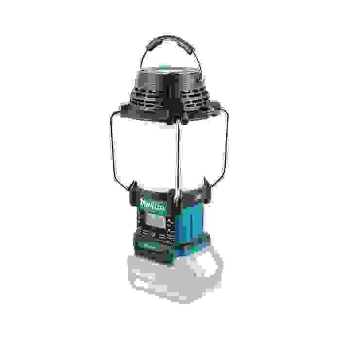 Foto von Makita Akku-Campingleuchte DMR056 für 18 Volt Akkus, mit Radio DAB/DAB+/Bluetooth