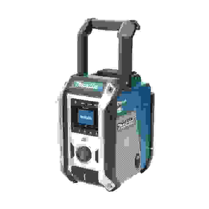 Foto von Makita Baustellenradio DMR115 DAB/DAB+/Bluetooth für 10,8-18 Volt Akkus/230 Volt