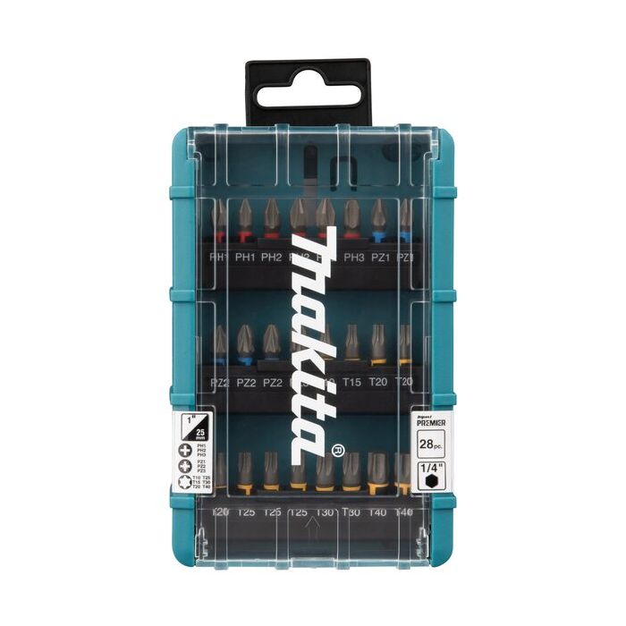 Foto von Makita Steckschlüssel-Bit-Set Torsion 28-tlg. Impact Premier