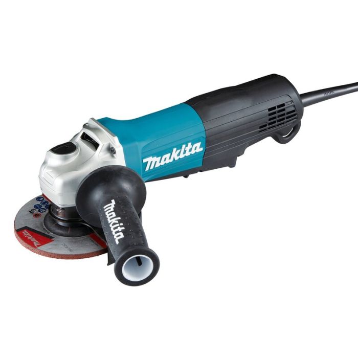 Foto von Makita Winkelschleifer 125mm, 1300 W Leerlaufdrehzahl 11000 min⁻¹, Max. Schleifscheibe