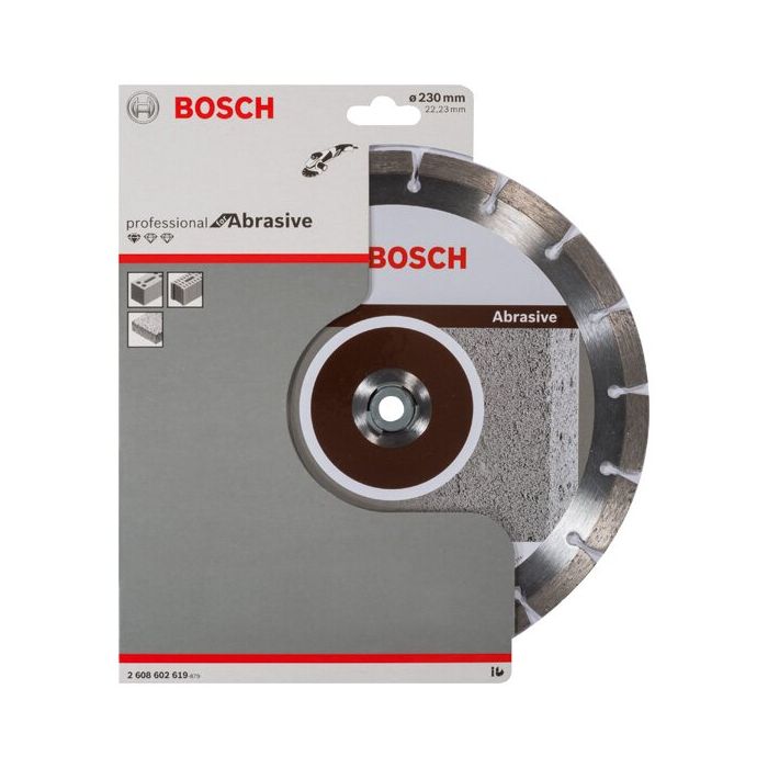 Bild von Bosch Diamanttrennscheibe Standard for Abrasive, 230 x 22,23 x 2,3 x 10 mm Bild von Bosch Diamanttrennscheibe Standard for Abrasive, 230 x 22,23 x 2,3 x 10 mm