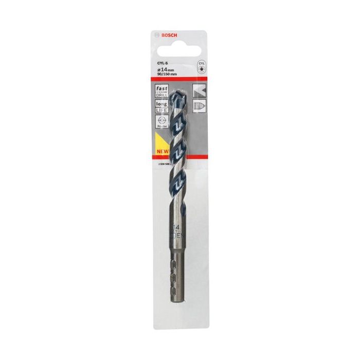 Bild von Bosch Betonbohrer CYL-5, Blue Granite, 14 x 90 x 150 mm Bild von Bosch Betonbohrer CYL-5, Blue Granite, 14 x 90 x 150 mm