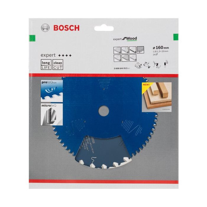 Bild von Bosch Kreissägeblatt Expert for Wood, H 160 x 20, Z24 Bild von Bosch Kreissägeblatt Expert for Wood, H 160 x 20, Z24