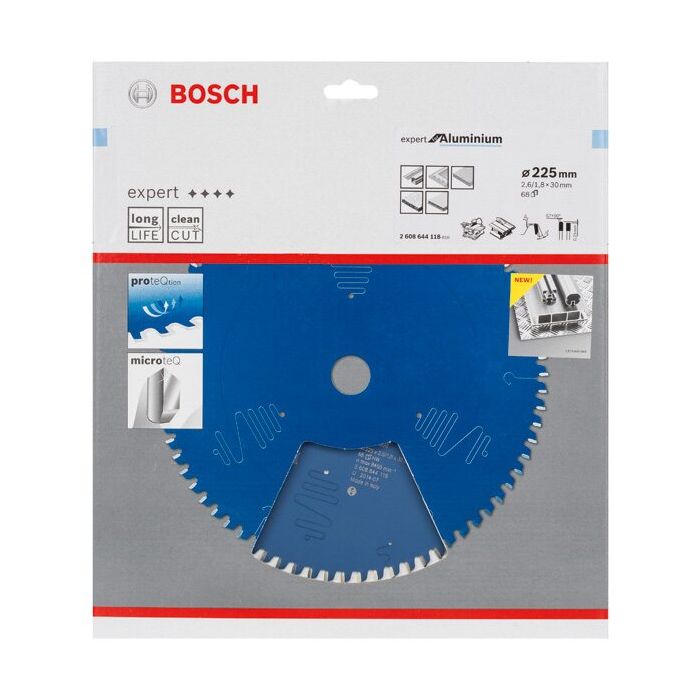 Bild von Bosch Kreissägeblatt Expert for Aluminium T 225 x 30 - 68