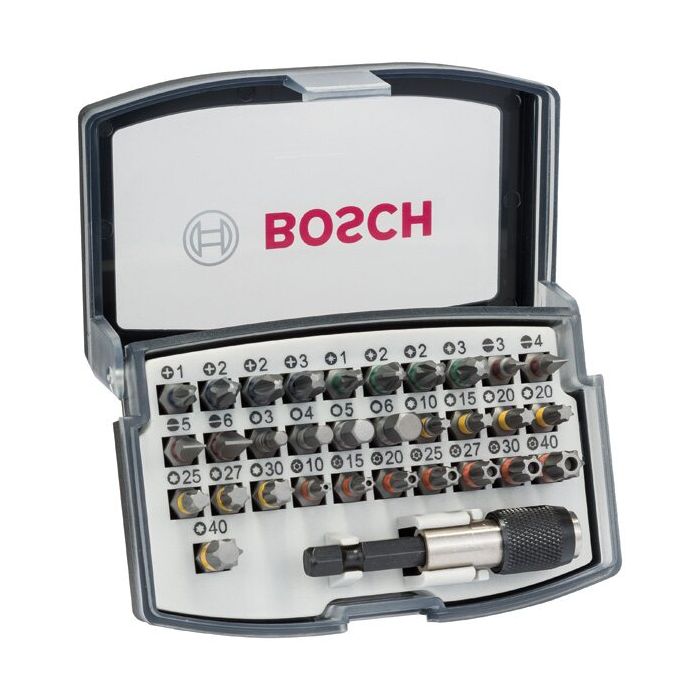 Bild von Bosch 32-tlg. Schrauberbit-Set, PH, PZ, H, T