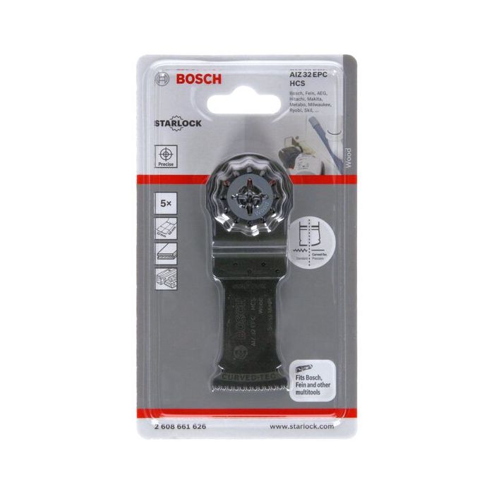 Foto von Bosch HCS Tauchsägeblatt AIZ 32 EPC Wood, 50 x 32 mm, 5er-Pack