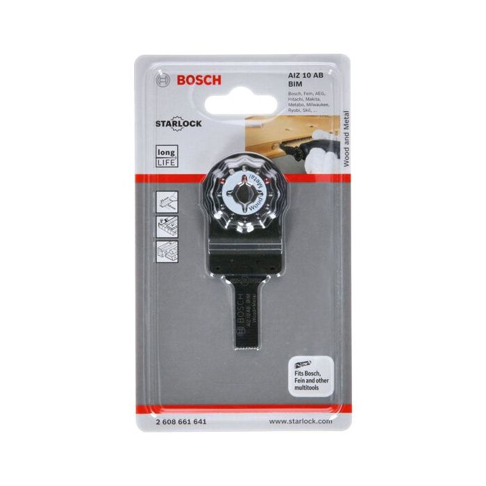 Foto von Bosch BIM Tauchsägeblatt AIZ 10 AB, Wood and Metal, 20 x 10 mm