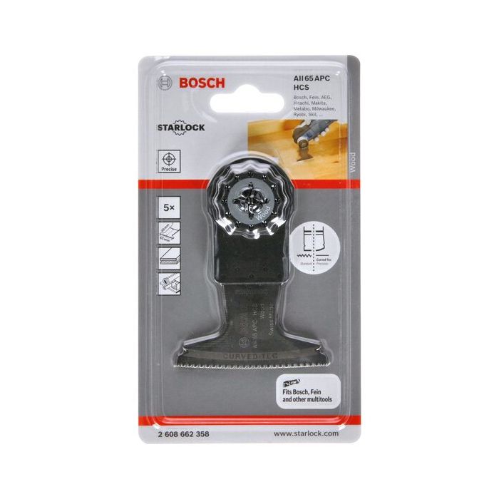 Bild von Bosch HCS Tauchsägeblatt AII 65 APC Wood, 40 x 65 mm, 5er-Pack