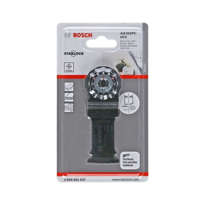 Foto von Bosch HCS Tauchsägeblatt AIZ 32 EPC Wood, 50 x 32 mm, 1er-Pack Foto von Bosch HCS Tauchsägeblatt AIZ 32 EPC Wood, 50 x 32 mm, 1er-Pack