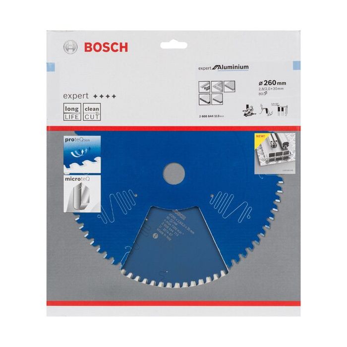Bild von Bosch Kreissägeblatt Expert for Aluminium, B 260 x 30, Z80