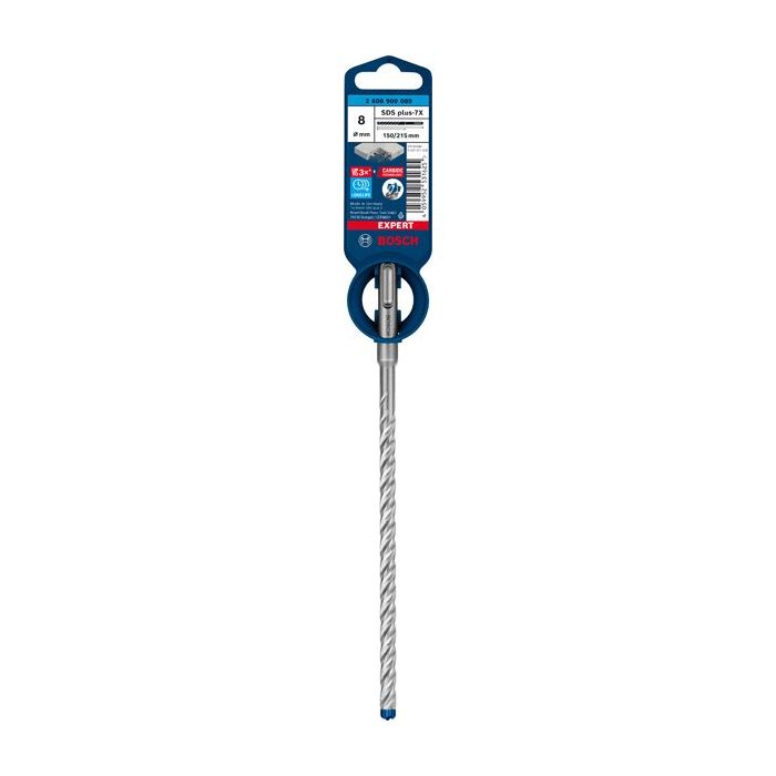 Foto von Bosch EXPERT SDS plus-7X Hammerbohrer, 8x150x215 mm Foto von Bosch EXPERT SDS plus-7X Hammerbohrer, 8x150x215 mm