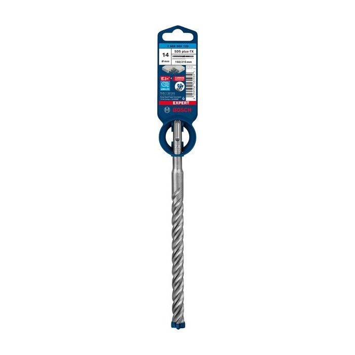 Foto von Bosch EXPERT SDS plus-7X Hammerbohrer, 14x150x215 mm Foto von Bosch EXPERT SDS plus-7X Hammerbohrer, 14x150x215 mm