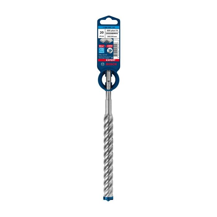 Foto von Bosch EXPERT SDS plus-7X Hammerbohrer, 20x200x265 mm Foto von Bosch EXPERT SDS plus-7X Hammerbohrer, 20x200x265 mm