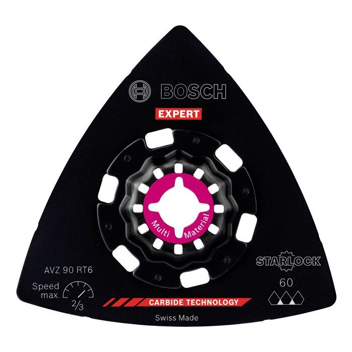 Bild von Bosch EXPERT AVZ 90 RT6 Schleifplatte für Multifunktionswerkzeuge, 90 mm Bild von Bosch EXPERT AVZ 90 RT6 Schleifplatte für Multifunktionswerkzeuge, 90 mm